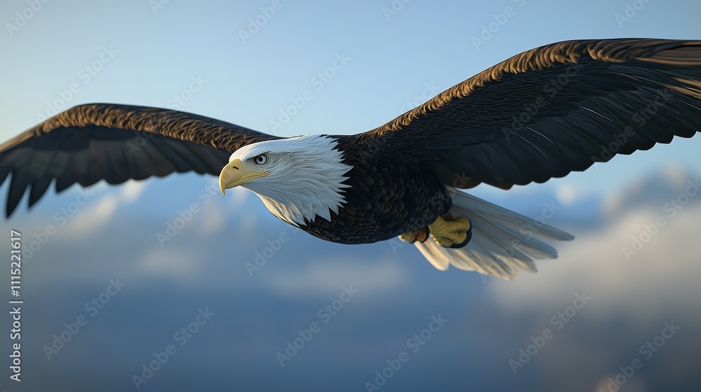 Obraz premium An eagle flying