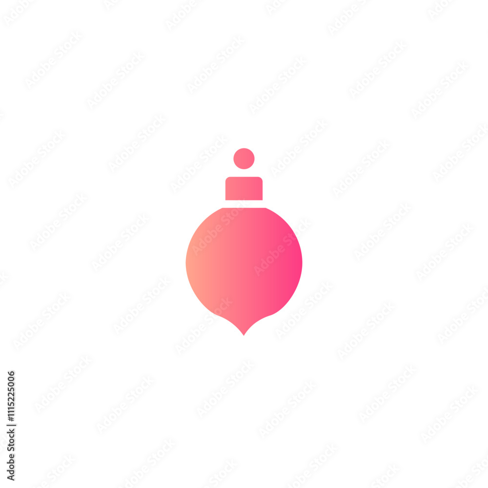 Obraz premium bauble gradient icon
