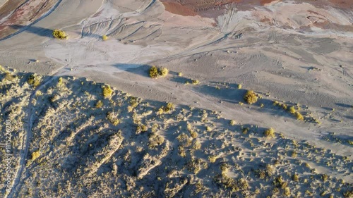 Painted desert wash