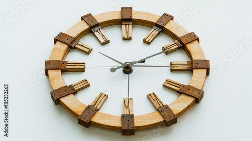 Wallpaper Mural A clock with its hands rotating, symbolizing the passage of time and the constant change it brings Torontodigital.ca