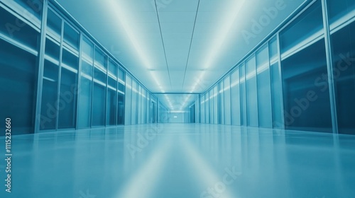 Wallpaper Mural Business meeting room with vacant chairs, symbolizing the importance of preparation and anticipation in professional environments. Torontodigital.ca