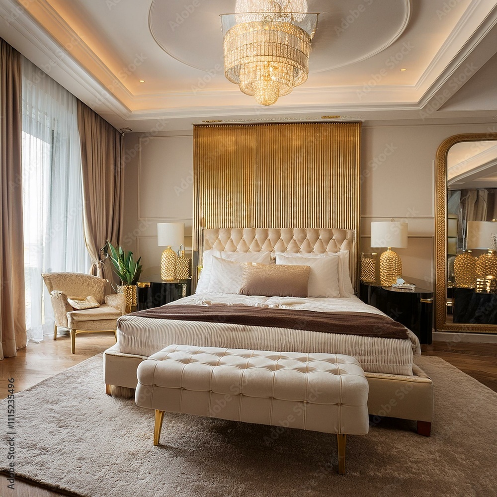 Firefly Luxurious Bedroom Design with Elegant Gold Accents and Plush Decor 65009.jpg Firefly Luxurious Bedroom Design with Elegant Gold Accents and Plush Decor 65009.jpg