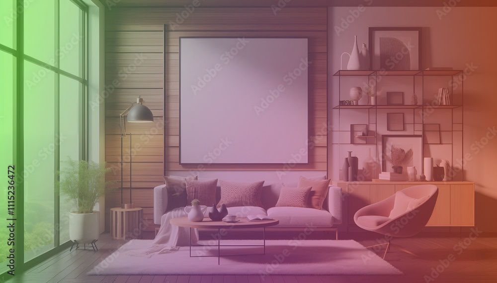 Frame mockup, ISO A paper size. 3d interior room render. Living room wall poster mockup. House background. Modern interior design. 3D render. Modern Minimalist Frame and Blank Poster Home Furniture Frame mockup, ISO A paper size. 3d interior room render. Living room wall poster mockup. House background. Modern interior design. 3D render. Modern Minimalist Frame and Blank Poster Home Furniture