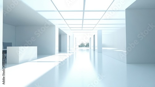 Wallpaper Mural Business meeting room with vacant chairs, symbolizing the importance of preparation and anticipation in professional environments. Torontodigital.ca