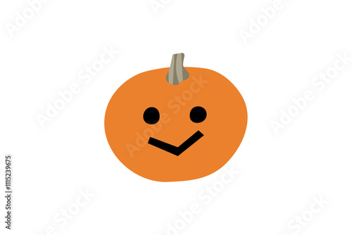 Simple Clip art of  jack-o-lantern