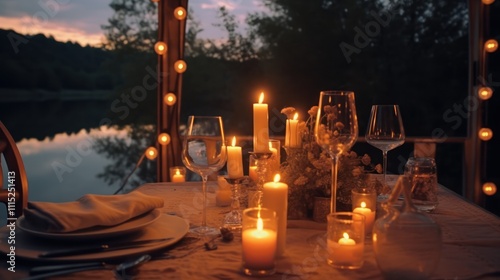 Romantic Dinner by the Lake