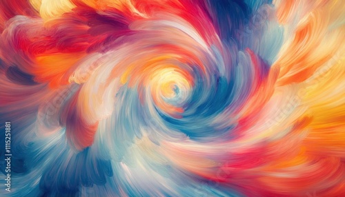 Wallpaper Mural A vibrant swirl of colors creating an abstract, dynamic composition. Torontodigital.ca