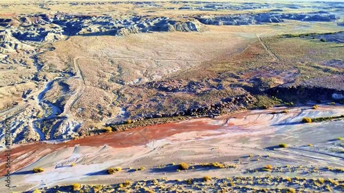 Painted desert wash