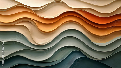 Abstract Waves: Fluid Color...