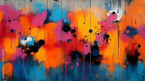 Vibrant Hues: Abstract Art ...