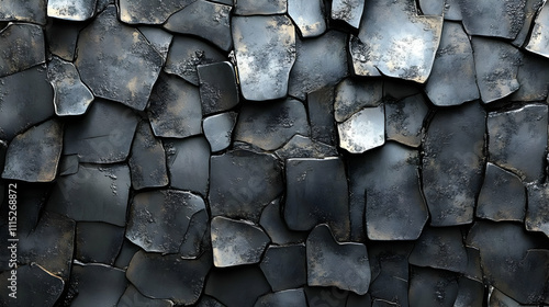Dark Stone Wall Texture: Ir...