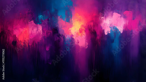 Vibrant Hues: Abstract Pain...