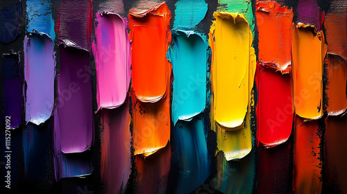 Vibrant Hues: Bold Oil Pain...