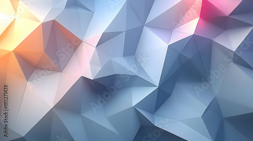 Abstract 3D Polygonal Backg...