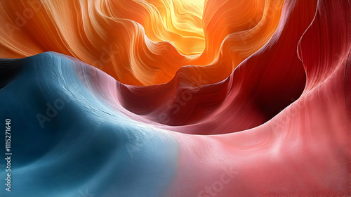 Vibrant Canyon Walls: Natur...
