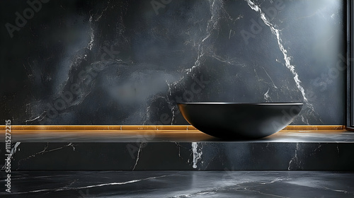 Modern Black Vessel Sink on...