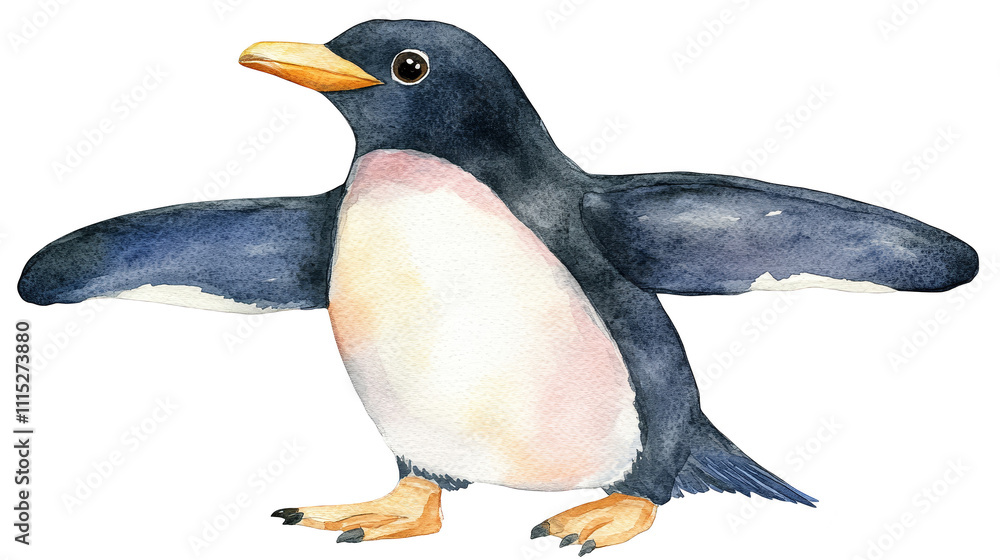 Obraz premium Striking contrast, closeup of a bird