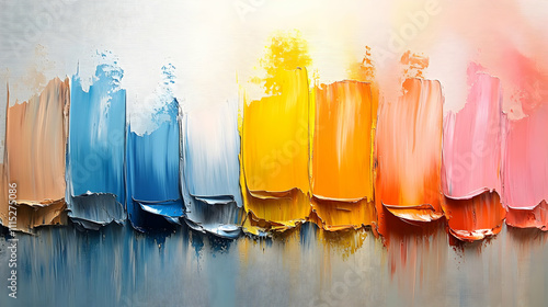 Abstract Oil Painting Textu...