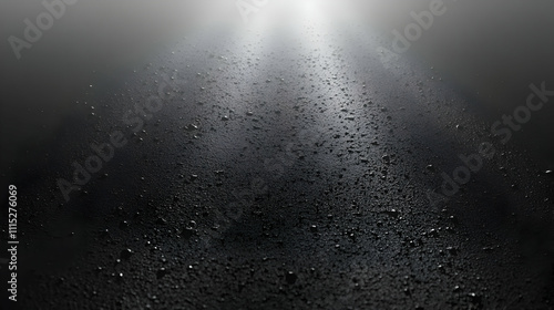 Black Surface with Water Dr...