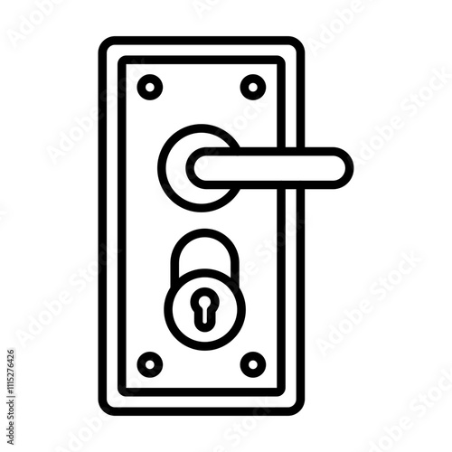 Door Lock Icon