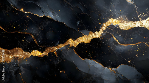 Black Gold Marble Texture: ...