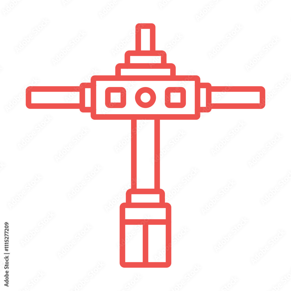 Obraz premium Disc Detainer Icon