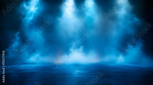 Blue Smoke Stage Background...