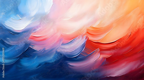 Abstract Colorful Waves: Vi...