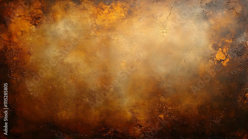 Golden Brown Abstract Backg...