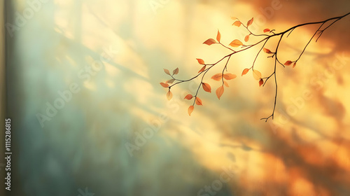 Golden Hour: Branch Silhoue...
