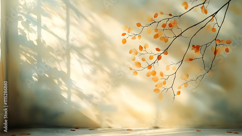 Autumn Leaves Cast Shadows ...