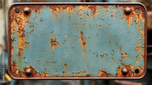 Rusty Metal Plate: Texture,...