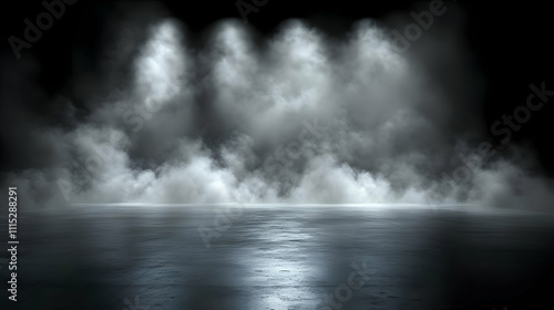 Smoky Stage, Dramatic Light...
