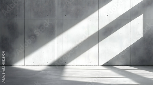 Concrete Room Sunlight Shad...