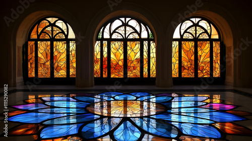 Stunning Stained Glass Wind...
