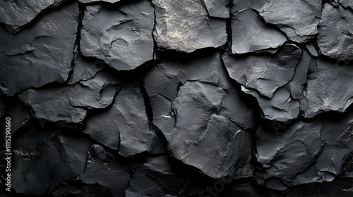Dark Grey Stone Texture: Ru...