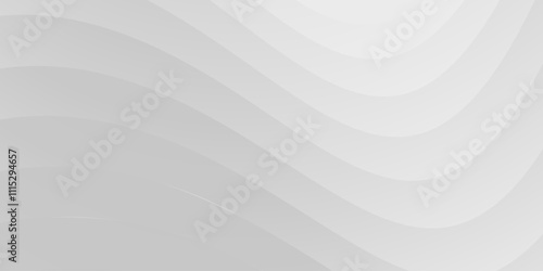 A smooth, silver 3d wave pattern with subtle blue light, perfect for a modern, metallic wallpaper design