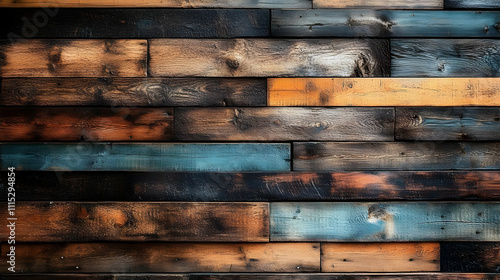 Rustic Wooden Wall: Texture...