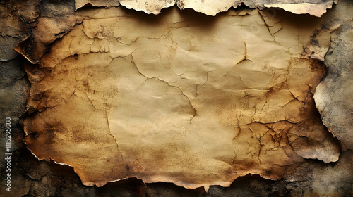 Aged Paper Texture: Cracks,...