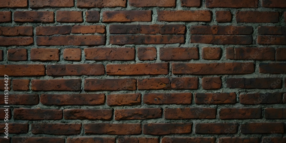 Obraz premium Old wall background with stained aged bricks