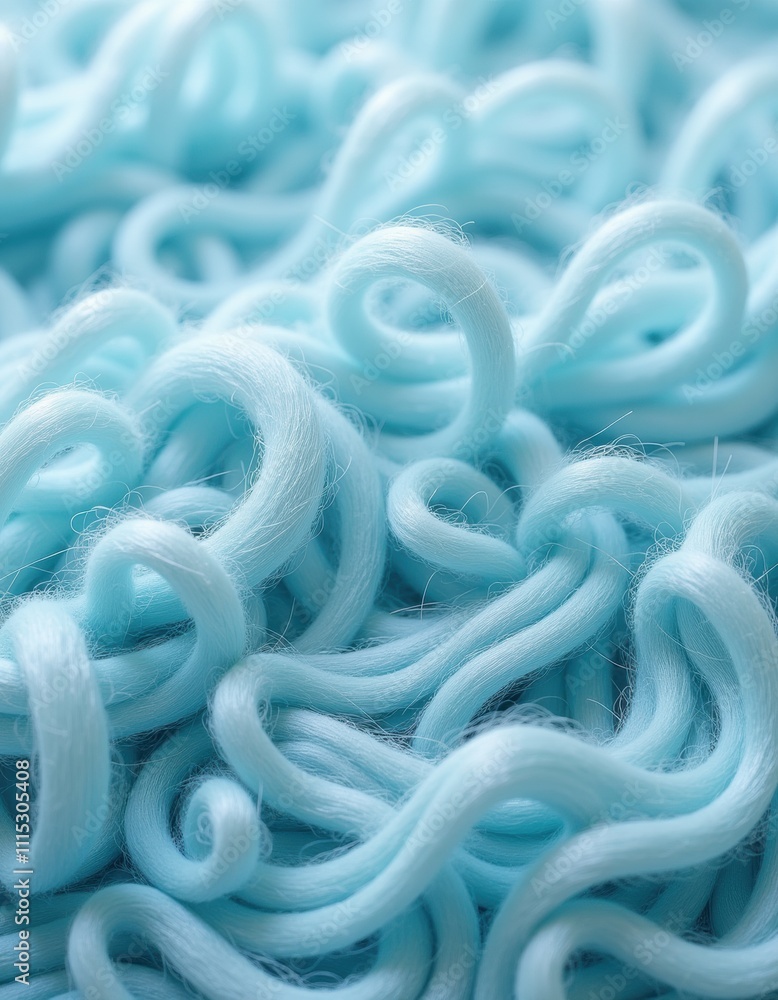 A close-up of soft, fluffy cotton fibers, ready for spinning. A close-up of soft, fluffy cotton fibers, ready for spinning.