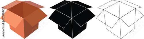 black line art victor illustration design 