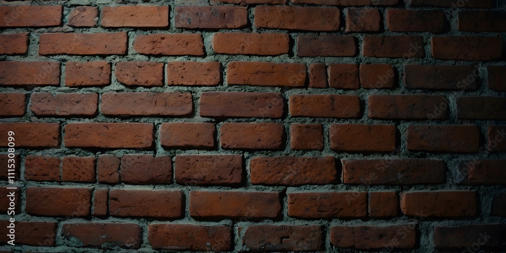 Obraz premium Old wall background with stained aged bricks