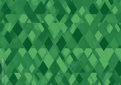 Green background with a diamond seamless pattern photo