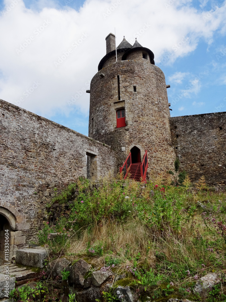 Obraz premium Bretagne, le Château de Fougères