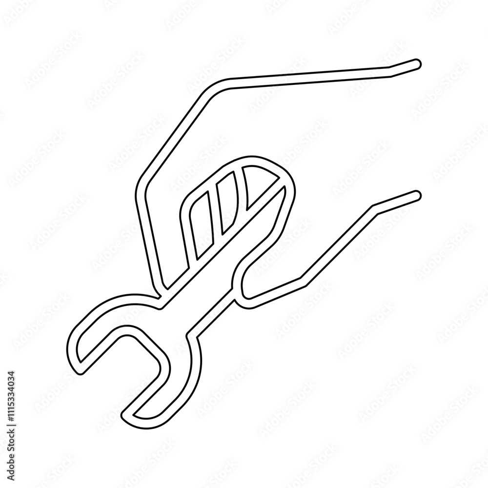 Obraz premium Repair icon in line style