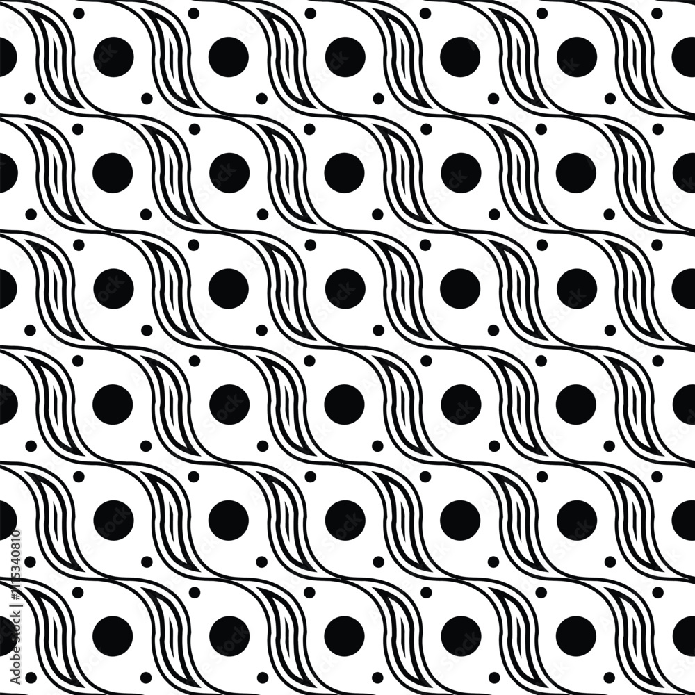 Obraz premium Batik sketch design for color book