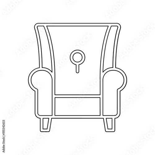 Confusion icon in line style