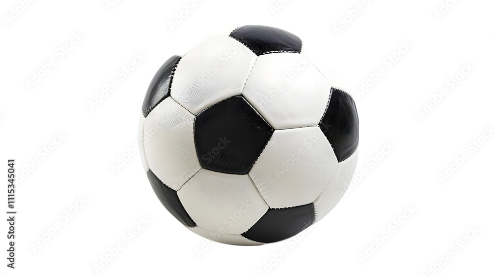 Fototapeta premium Soccer ball, Football, isolated on a transparent background