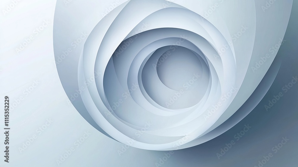 Fototapeta premium Abstract white geometric circle shape with digital hi tech concept background technology. Vector illustration. This design is perfect for use in presentations, websites, and other digital media